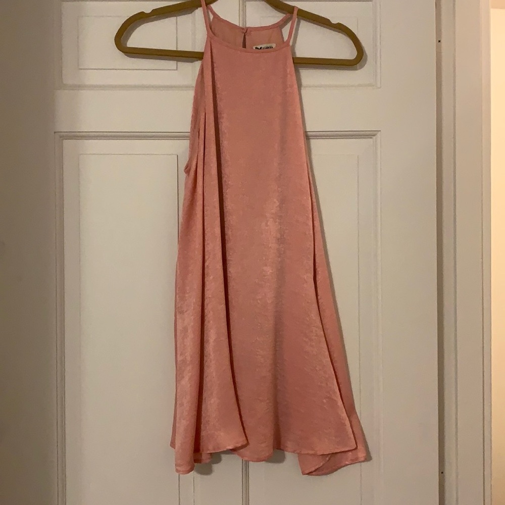 Show me your Mumu pink mini dress